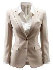Light Brown Women_s Clothing Casual, Suit Jacket Suit and Tuxedo On Transparent Background