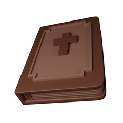 Holy Bible 3D Icon Illustration