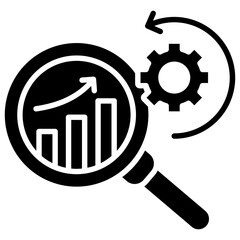 Performance Review Icon Element For Design