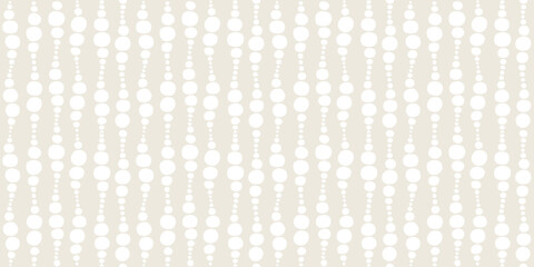 Seamless geometric neutral beige pattern with bubbles