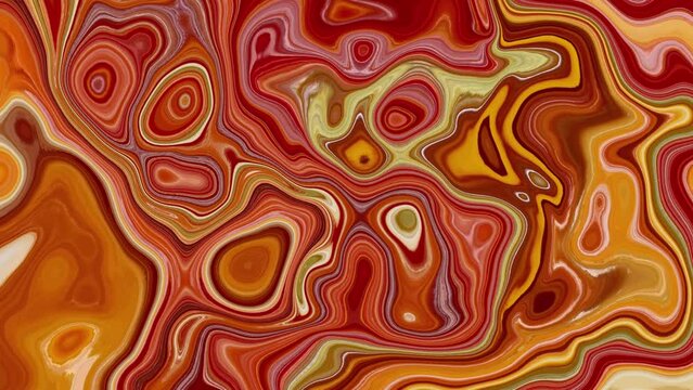 Creative marble color motion splash design. Abstract swirl fluid flow ink in water