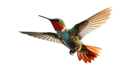 hummingbird isolated - obrazy, fototapety, plakaty