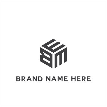 BME logo. B M E design. White BME letter. BME, B M E letter logo design. Initial letter BME linked circle uppercase monogram logo. B M E letter logo vector design.	
