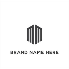 MM logo. M M design. White MM letter. MM, M M letter logo design. Initial letter MM linked circle uppercase monogram logo. M M letter logo vector design.	
