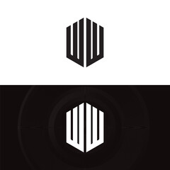WW logo. W W design. White WW letter. WW, W W letter logo design. Initial letter WW linked circle uppercase monogram logo. W W letter logo vector design.	

