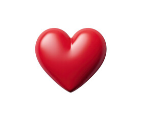 Heart Love Shape illustration icon imoji on tranparent or white background,png