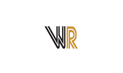 WR, RW, W, R Abstract Letters Logo Monogram	