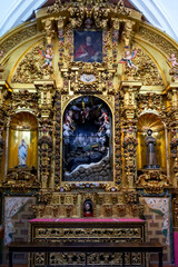 Fototapeta na wymiar Capilla San francisco Javier en la Iglesia de los Jesuitas, Toledo, España 