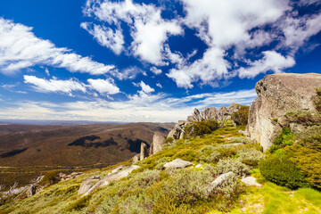 Fototapeta na wymiar Porcupine Rocks in Kosciuszko National Park Australia