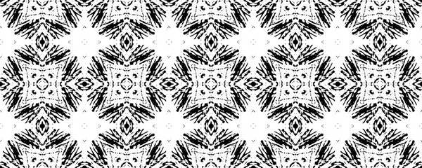 Fototapeta premium Native Ink Scribble Batik. Simple Tribal Boho Vector. Ethnic Ikat Batik. Black Colour Dark Doodle Textile. Black Color Doodle Pattern. Abstract Native Dark Pattern. Abstract Ink Scribble Vector