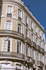 Obraz premium Beautiful Decorated House Facade In The Triana Quarter