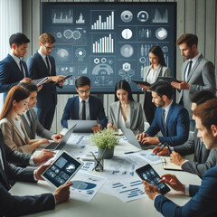 business people in a meeting