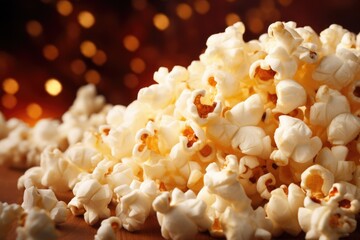 Aromatic, ery waves envelop this irresistible popcorn ensemble. Each piece is adorned with a generous layer of melted er, making it impossible to resist reaching for another handful.