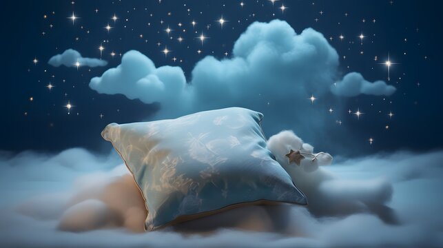 Image of a pillow for good dreams during sleep