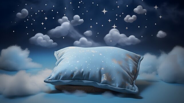 Image of a pillow for good dreams during sleep