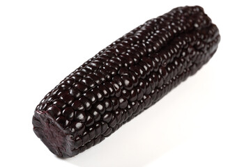 black corn on a white background