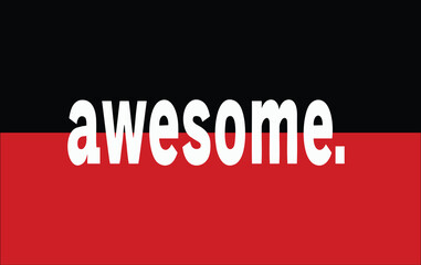 T shirt print Awesome vector image