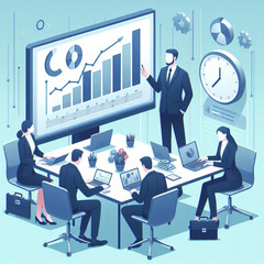 business people in a meeting