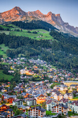 Fototapeta na wymiar Engelberg, Switzerland in The Swiss Alps