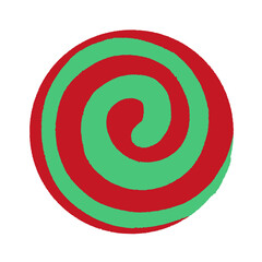 Christmas Spiral Candy