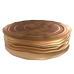 Can Label isolated on white background