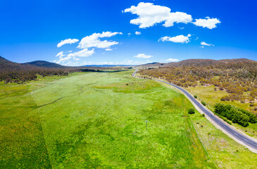 Crackenback Aerial View in Australia