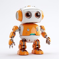 Cartoon cute robot 