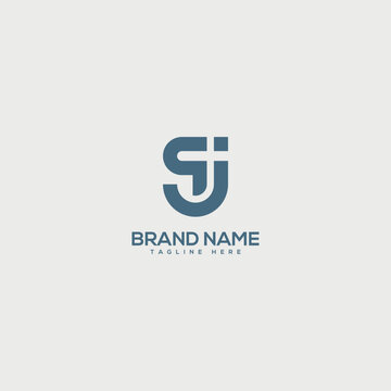 Monogram professional unique letter QJ JQ logo design template. Initials Business logo.