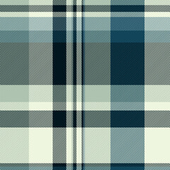 Texture check plaid of tartan seamless textile with a fabric vector pattern background.