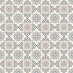 Traditional arabic pattern. Arabic seamless pattern. Islamic vector background.