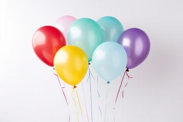 Colorful Festivity, Balloons of Every Hue Creating a Vibrant Celebration Atmosphere.