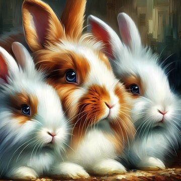 family images
 rabbits,generated ia