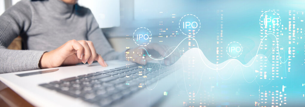IPO (Initial Public Offering) finance business concept. - Powered by Adobe