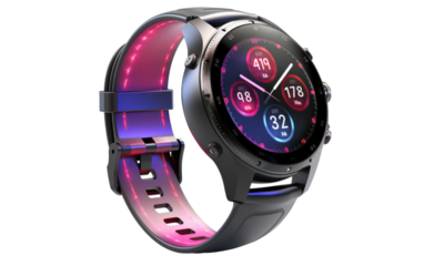 Unleashing Customization on the Innovative Smartwatch on White or PNG Transparent Background
