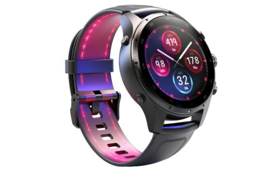 Unleashing Customization on the Innovative Smartwatch on White or PNG Transparent Background