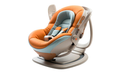 Baby Bouncer with Multi-functional Vibration Delights on White or PNG Transparent Background