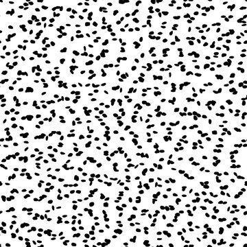 Geometric Ink Dot Splotch. Abstract Graphic Blob. Black Seamless Random Fun. Pattern Cute Splash. Black Vector Background Frame. Small Polka Dot. Black Retro Color Background. Vector Spot Confetti.