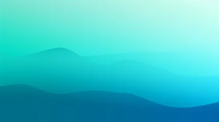 Rolgordijnen A simple gradient background of sky blue color and ocean blue color © Artistic_Creation