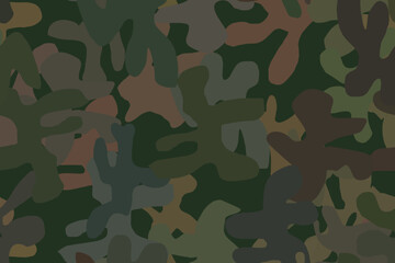 Fototapeta premium Camo Green Canvas. Grey Fabric Pattern. Digital Beige Camouflage. Woodland Army Brush. Seamless Print. Hunter Seamless Camouflage. Military Vector Background. Repeat Grey Texture. Dirty Camo Paint.