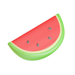 Watermelon 3D Illustration