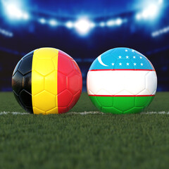 Belgium vs. Uzbekistan Soccer Match