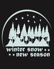 winter t shirt design 11.