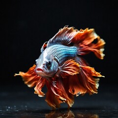 siamese fighting fish generated Ai
