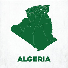 Detailed Algeria Map