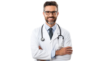 Doctor with Clipboard On Transparent PNG