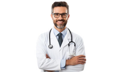 Doctor with Clipboard On Transparent PNG