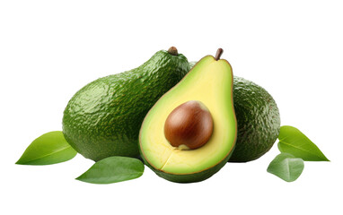 Kashmiri Avocado Delight On Transparent Background