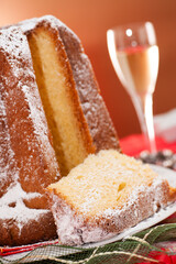 Pandoro is a classic Christmas dessert in Italy leavened and made with icing sugar similar to...