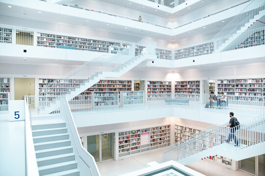 Stuttgart public Library - interiors