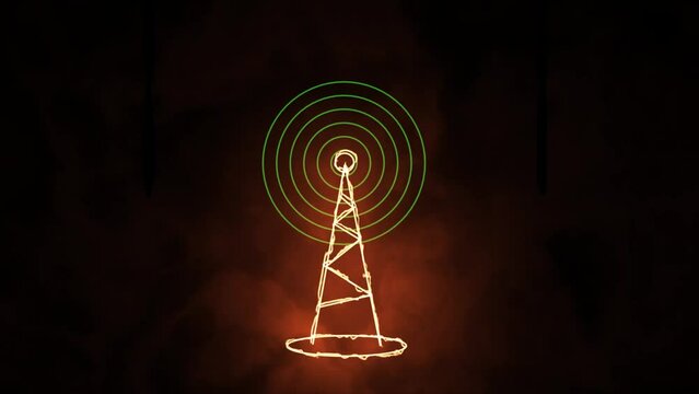 Technological networks. Concept for wireless mobile telecommunication services. 